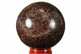 Polished Garnetitie Sphere - Madagascar #132056-1